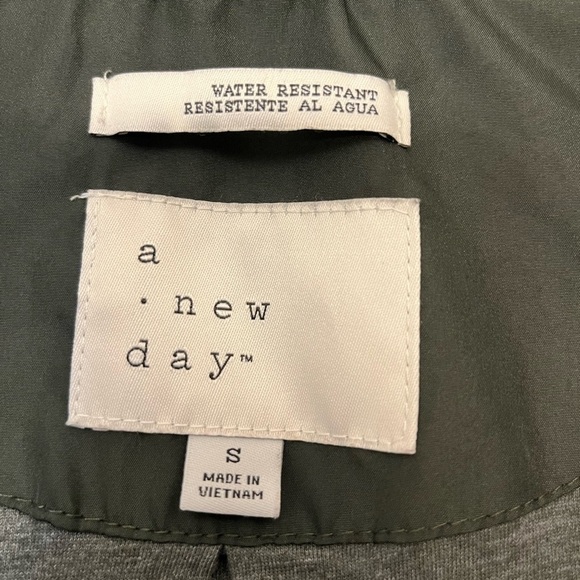 A New Day Marion Charcoal Hooded Water Resistant Rain Jacket Small Stylish Gift - Picture 4 of 16